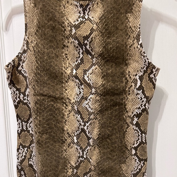 Rino Rossi snake skin pattern tank top size S - Picture 3 of 4